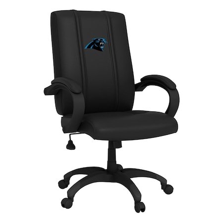 Dreamseat Office Chair 1000 with Carolina Panthers Primary Logo XZOC1000-PSNFL20020